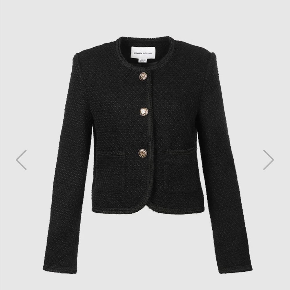 Brand new with tags urban revivo buttoned tweed jacket